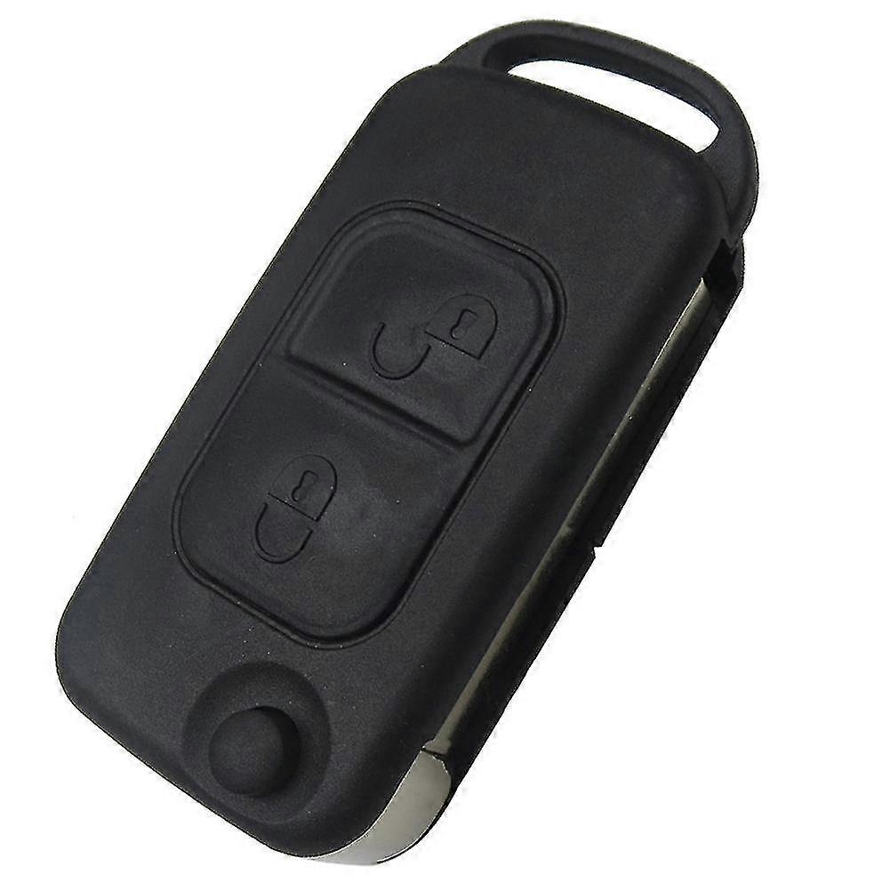 Flip Folding Uncut Blade Key Shell Case For Mercedes Benz Slk E113 A C E W168