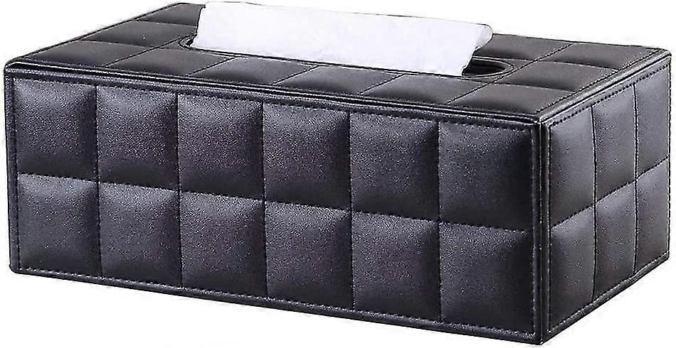 1 Pcs Pu Leather Facial Tissue Box