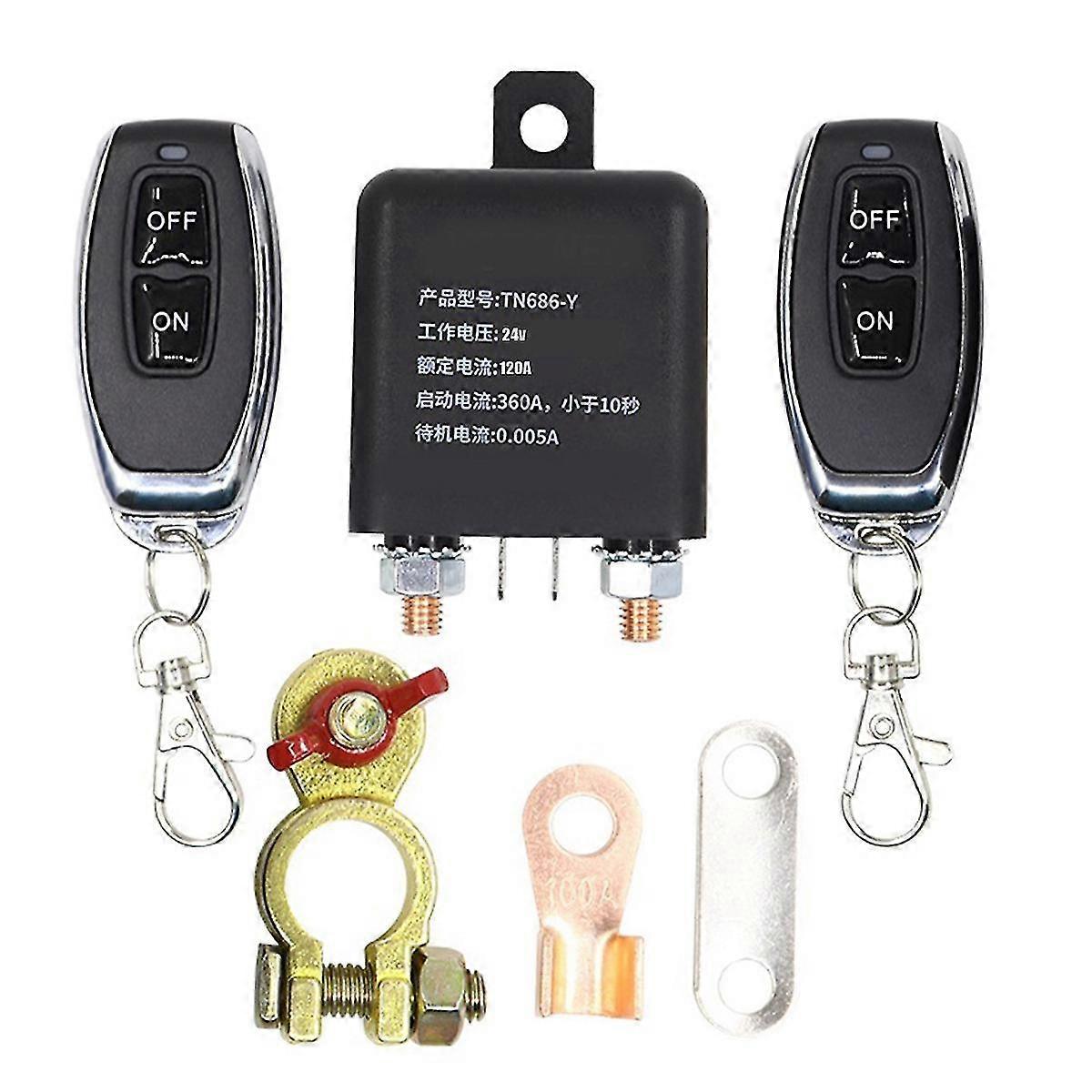 24v 120a Universal Battery Switch Relay Integrated Wireless Remote Control Disconnect Cut Off Isola