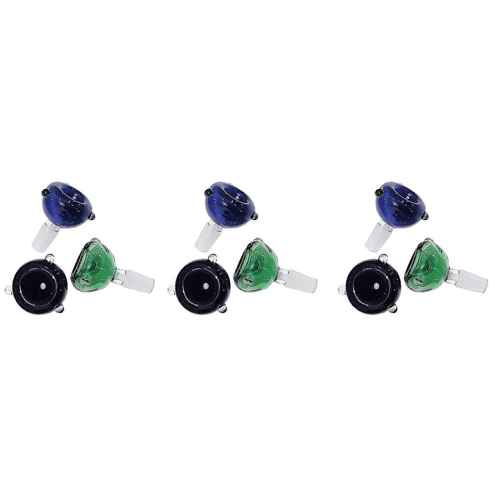 9pcs Handcrafted, Decorative Craft Refined Assorted Bowls(14mm)