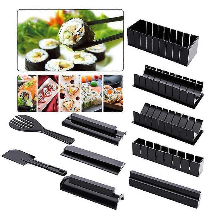 Sushi Making Kit For Beginners 10 Pieces Plastic Sushi Maker Tool