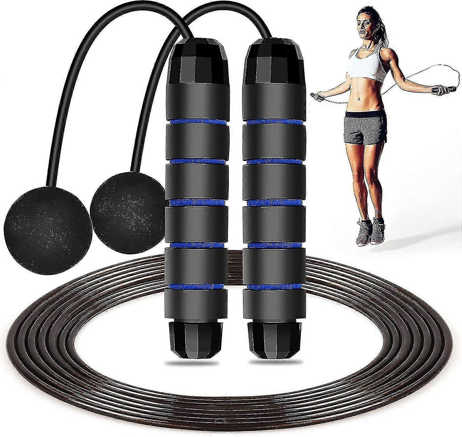 Cordless Jump Rope, 2 In 1 Jump Rope, Ropeless Jump Rope