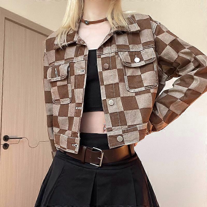 Denim jacket      brown