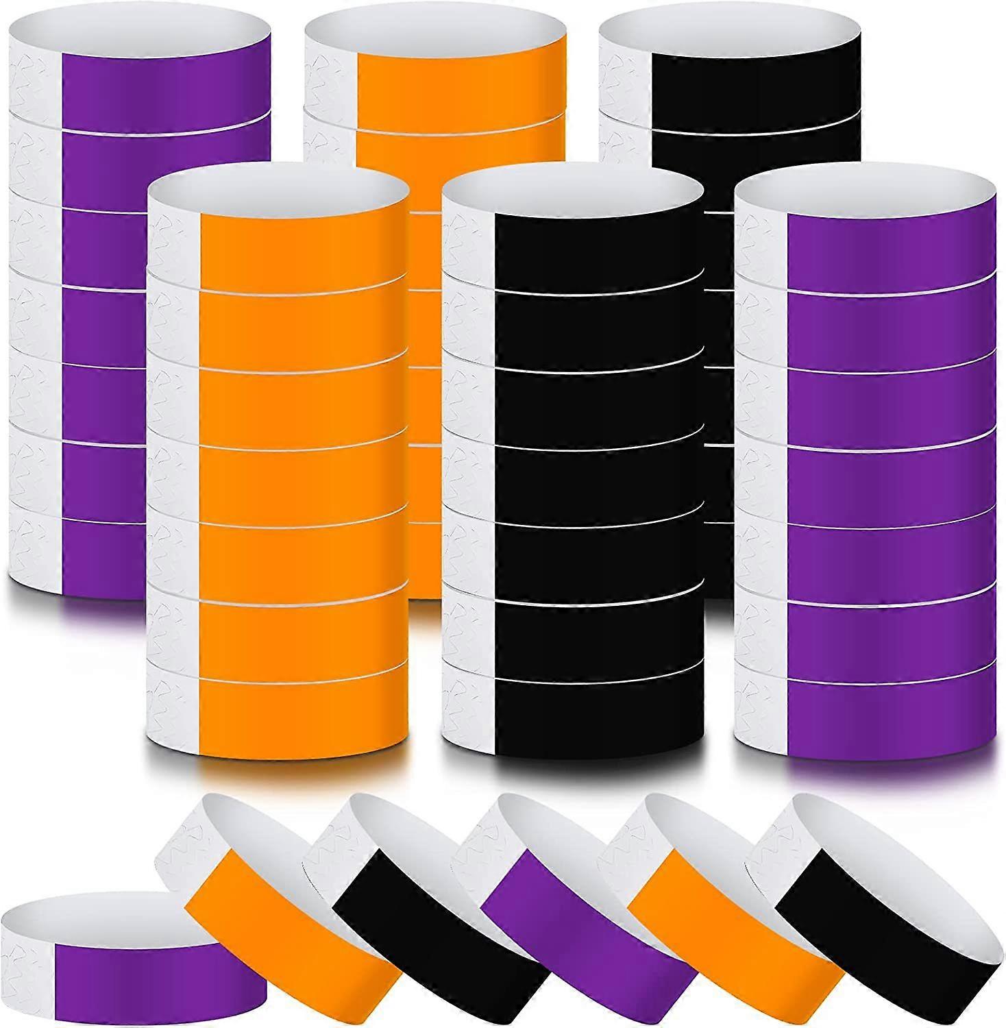 Neon Orangeblackpurple Wristbands   Pc