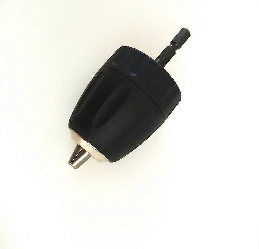Screwdriver Chuck, 0.8-10mm 3/8"-24UNF Keyless Drill ChuckBlack