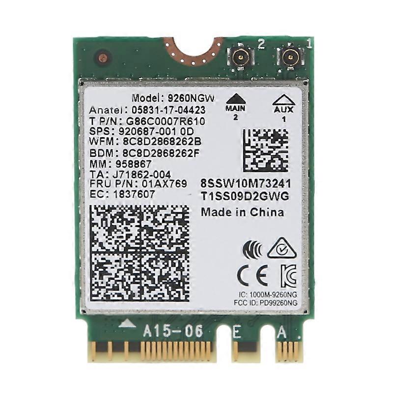 9260NGW for M.2 Wireless Network Card 2.4G / 5G 2030Mbps Wireless Wifi Card BT 5