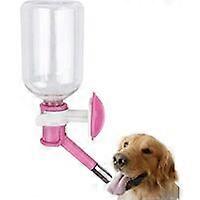 500ml Hanging Pet Automatic Water Dispenser (Pink)