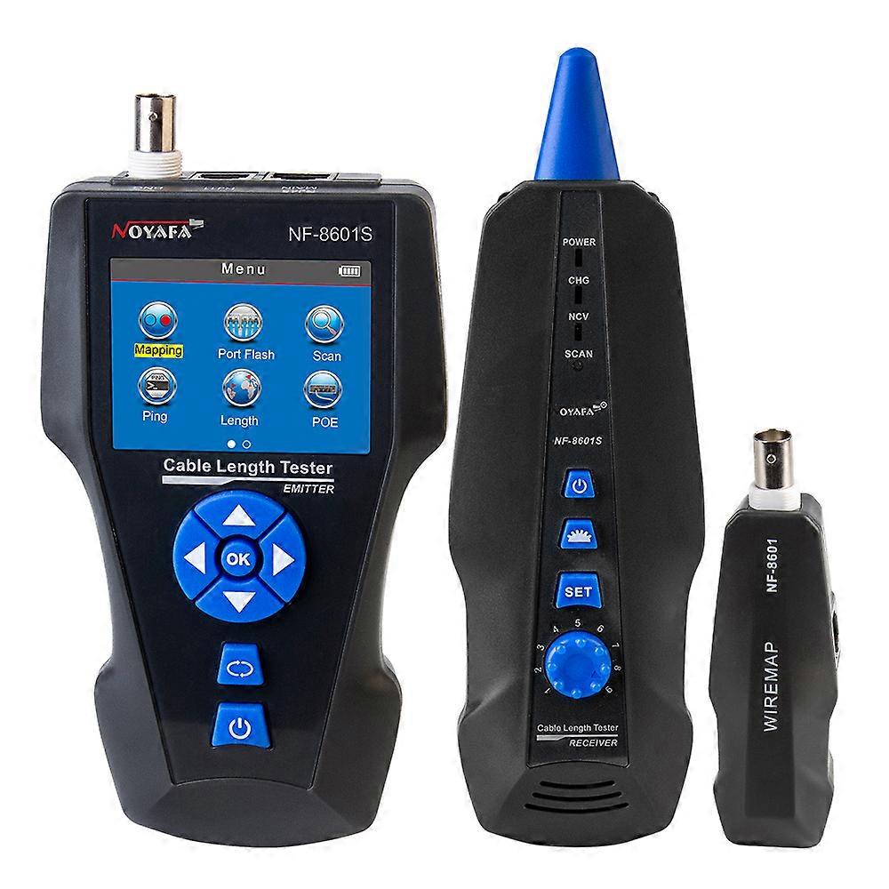 NF-8601S TDR Tester Network Cable Tester Tracker RJ45 RJ11 lan cable length telephone tracker POE PING Voltage detector