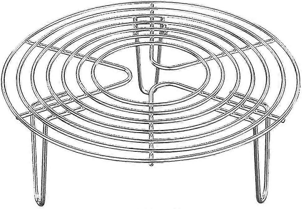 Stainless Steel Insert Grate Cooking Stand Steamer Insert Cake Grate Round Steaming Rack Steamer Insert For Cooking Pots Pots Cooling Grid Cake Grid F
