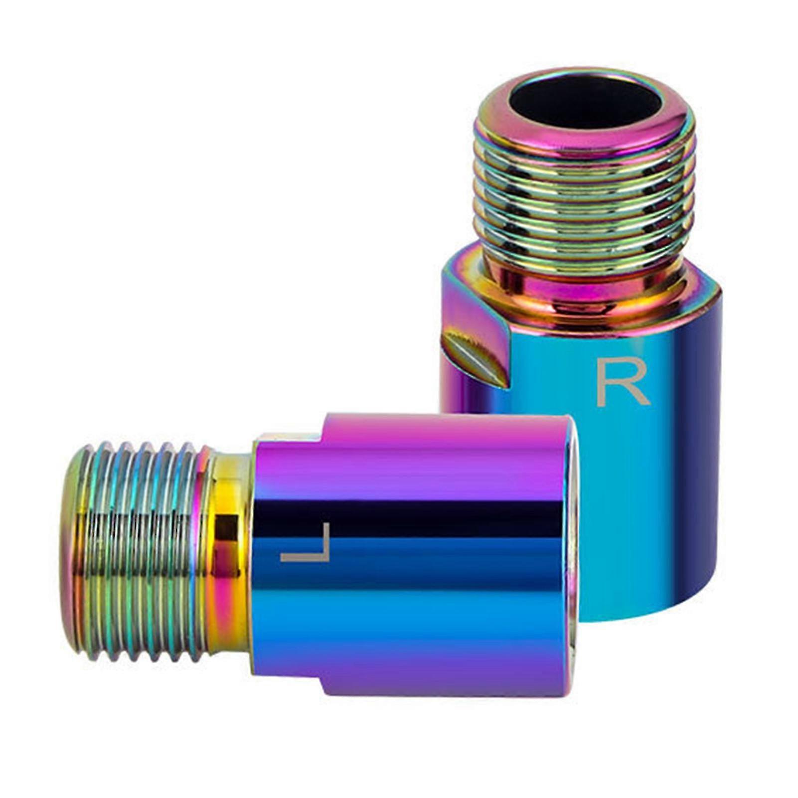 2Pcs Left Right Bicycle Pedal Extenders Spacers