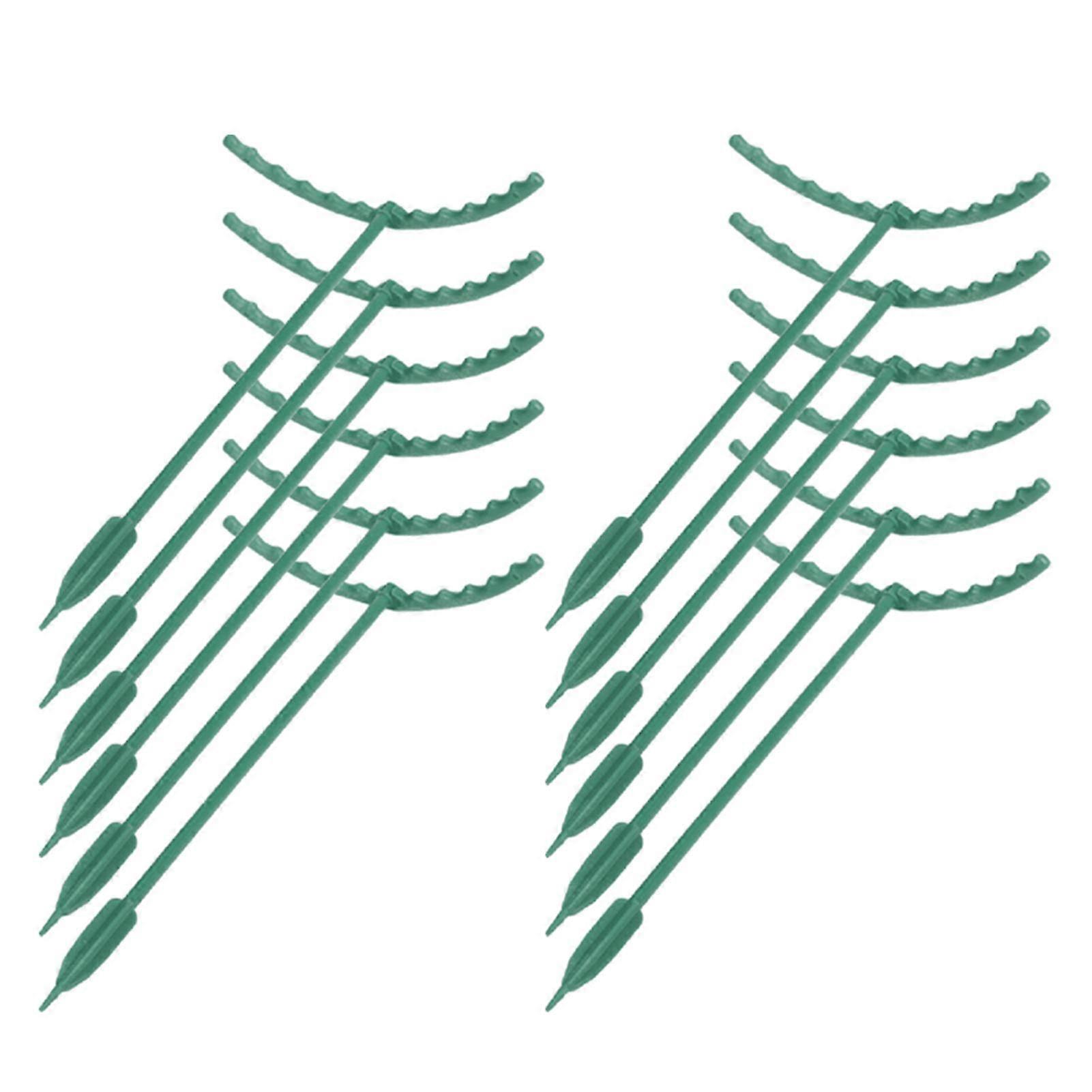 حامل دعم النبات البلاستيكي القابل لإعادة الاستخدام نصف حامل نبات البستنة المستدير عملية سهلة لشرفة فناء الحديقة