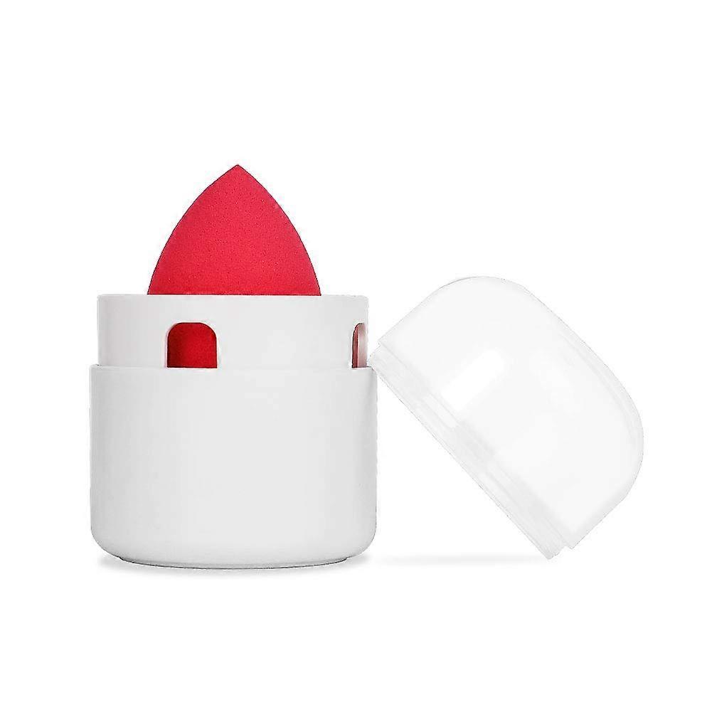 Makeup Sponge Holder Makeup Holder with Cover Cosmetic Sponge Protective Carrying Container Foundati