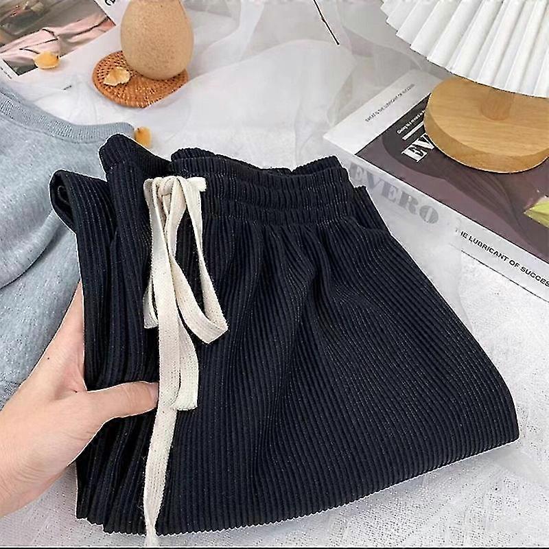 Snake Bone Pattern Pendant Wide Leg Pants Women's Straight High-waisted Trousers Casual Slimming Floor Length Pant Belt Draw