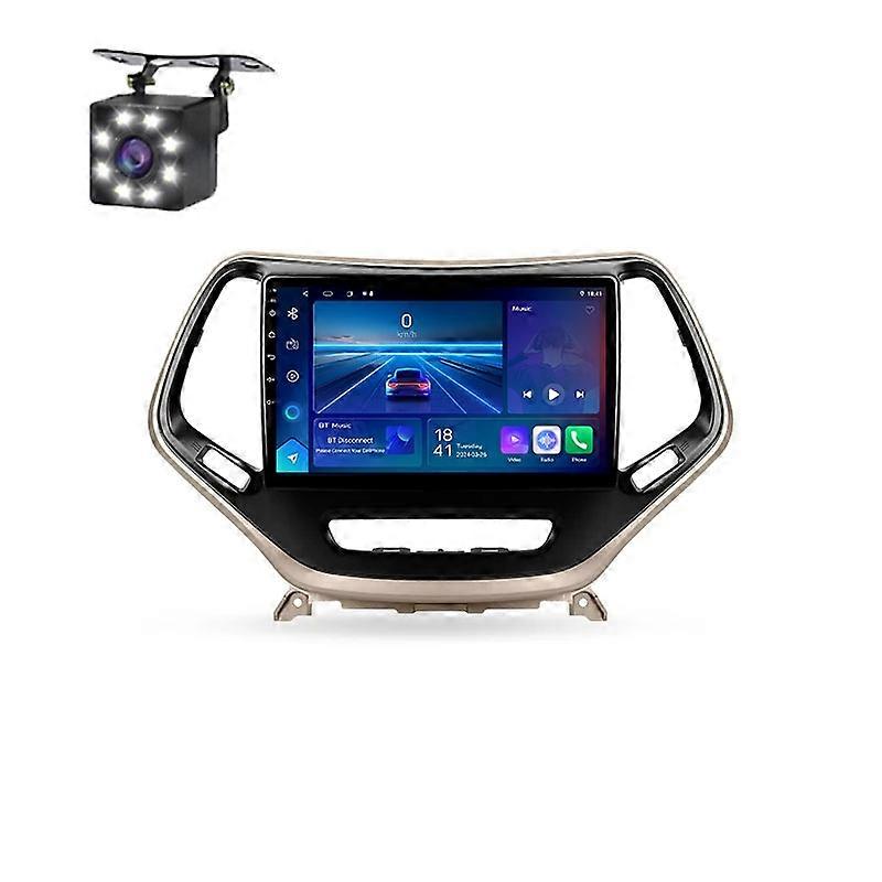 ジープチェロキー5 KL 2014 - 2018ビデオCarplayナビゲーションオートのためのカーラジオマルチメディア