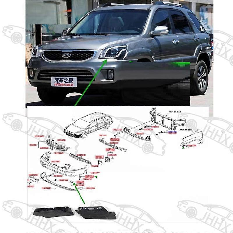 Compatible Sportage Sportage 2008 2009 2010-2012 Front Bumper Headlight Bracket Fixed Bracket Headlight Bracket