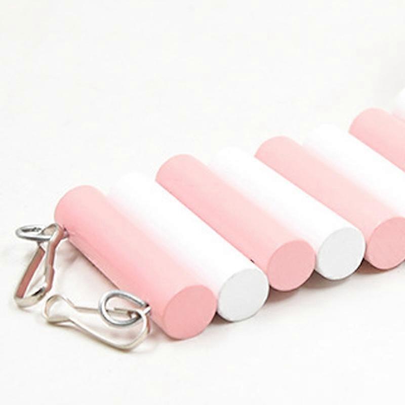 Wood Hamster Arch Bridge Bendable Colorful Small Animal Climbing Ladder for Hamsters Mice Rabbits Pi