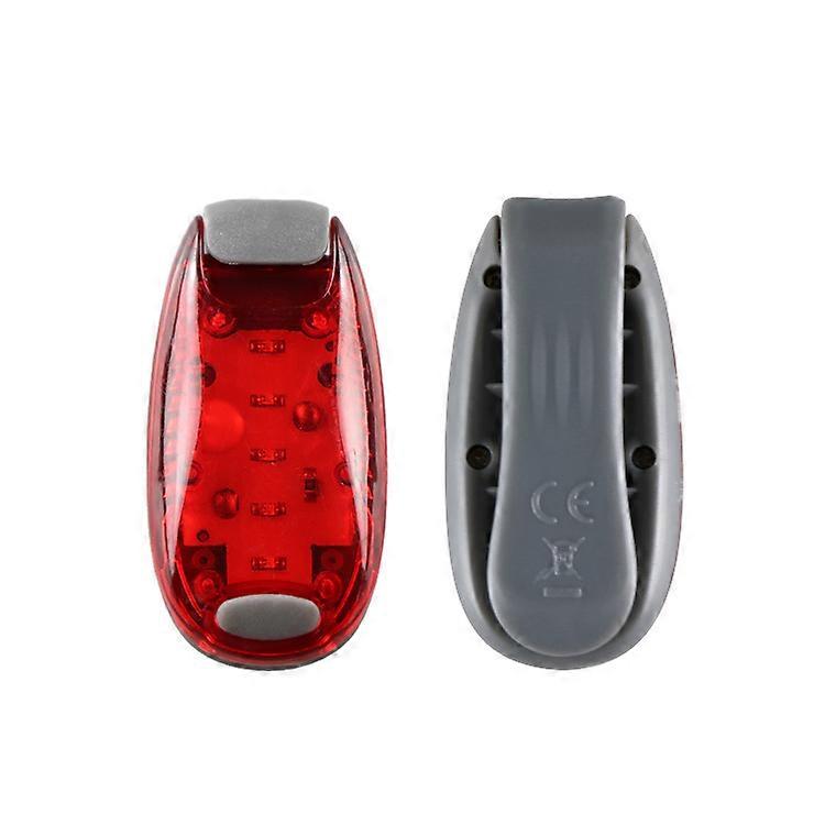 2 Pcs Usb Led Safety Light - Bright Bike Tail Light Works Brilliantly As Running Light For Joggers, Pets, Bicycle Strobe Or Rear Clip OnRed