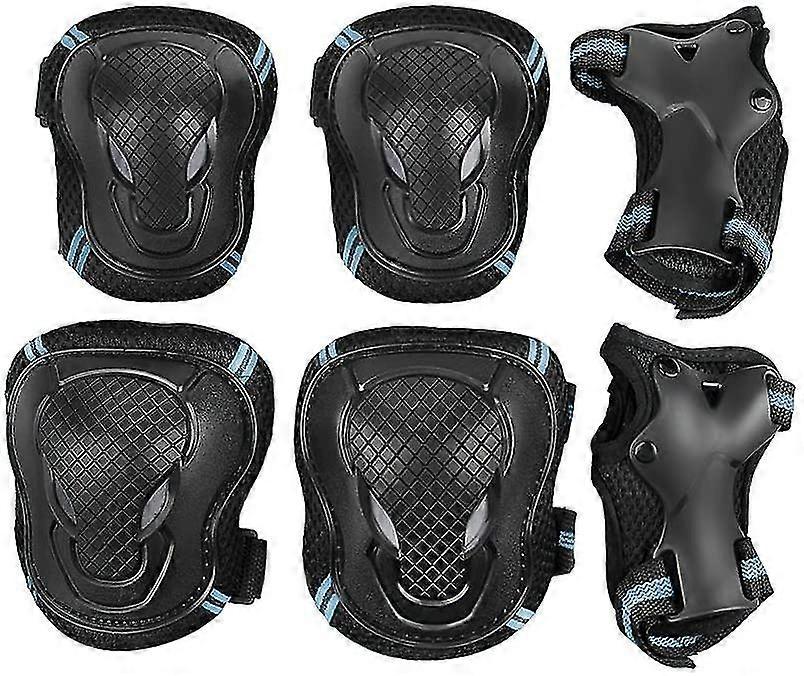 Children'S Knee And Wrist Support Set, Reflective Adjustable