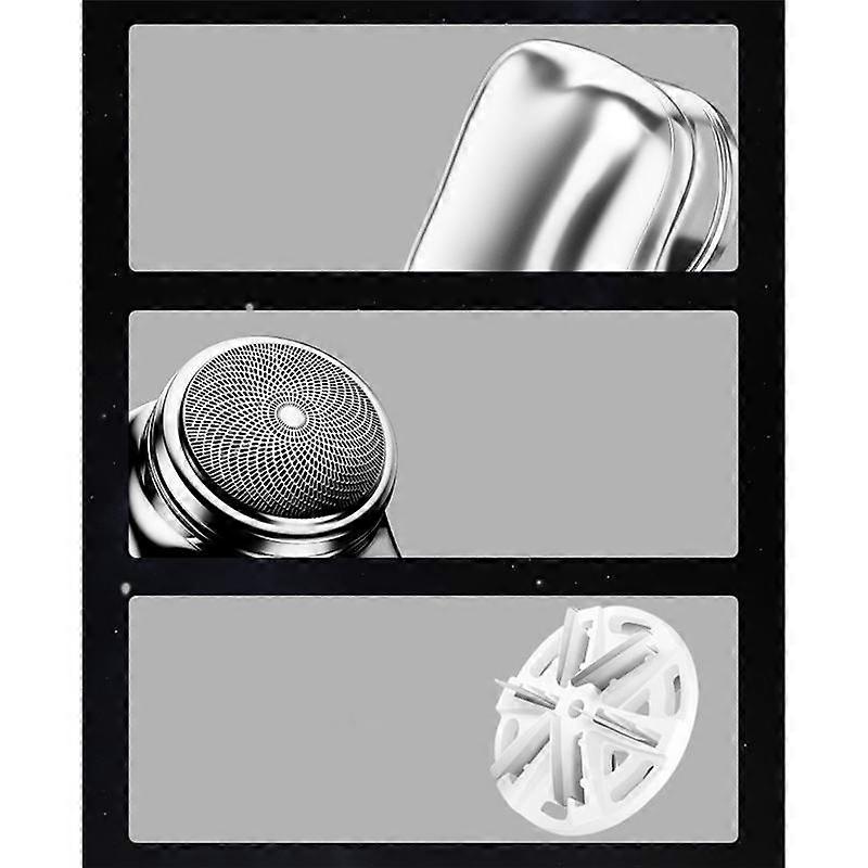 Portable Electric Shaving New Upgraded Mini Men's Electric Shaving Rechargeable Shaving One-Button Use Green