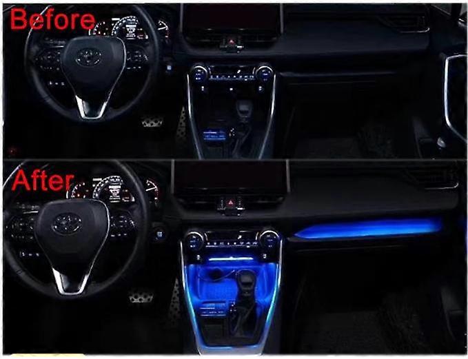 JESYMBX For Camry 2018-2021 Interior Atmosphere Light – Blue LED, Center Console Decorative Light - View #6