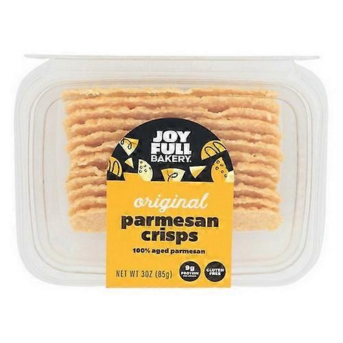 Joyfull Bakery Original Parmesan Cheese Crisps ,3 Oz(Case of 8)