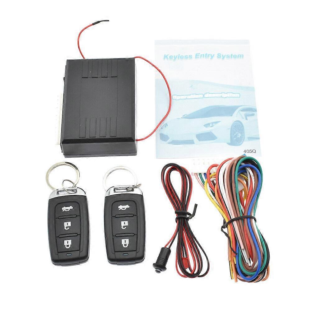 Universal Car Alarm Security System Door Lock Central Keyless Entry 2 Remote