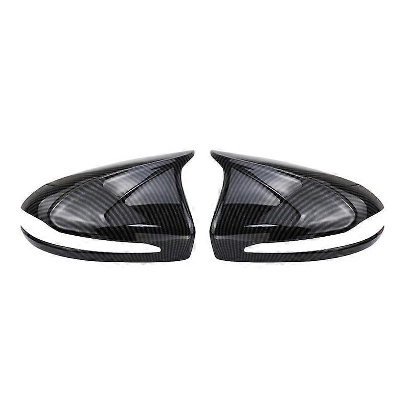 For Mercedes-Benz C-class W205 E-class W213 GLC-class X253 S-class W222 ABS bright black car rearview mirror cover trim LHD
