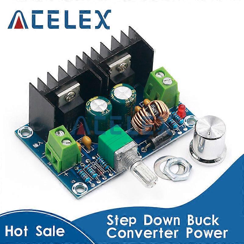 XH-M401 DC-DC Step Down Buck Converter Power Supply Module XL4016E1 PWM Adjustable 4-40V To 1.25-36V Step Down Board 8A 200W