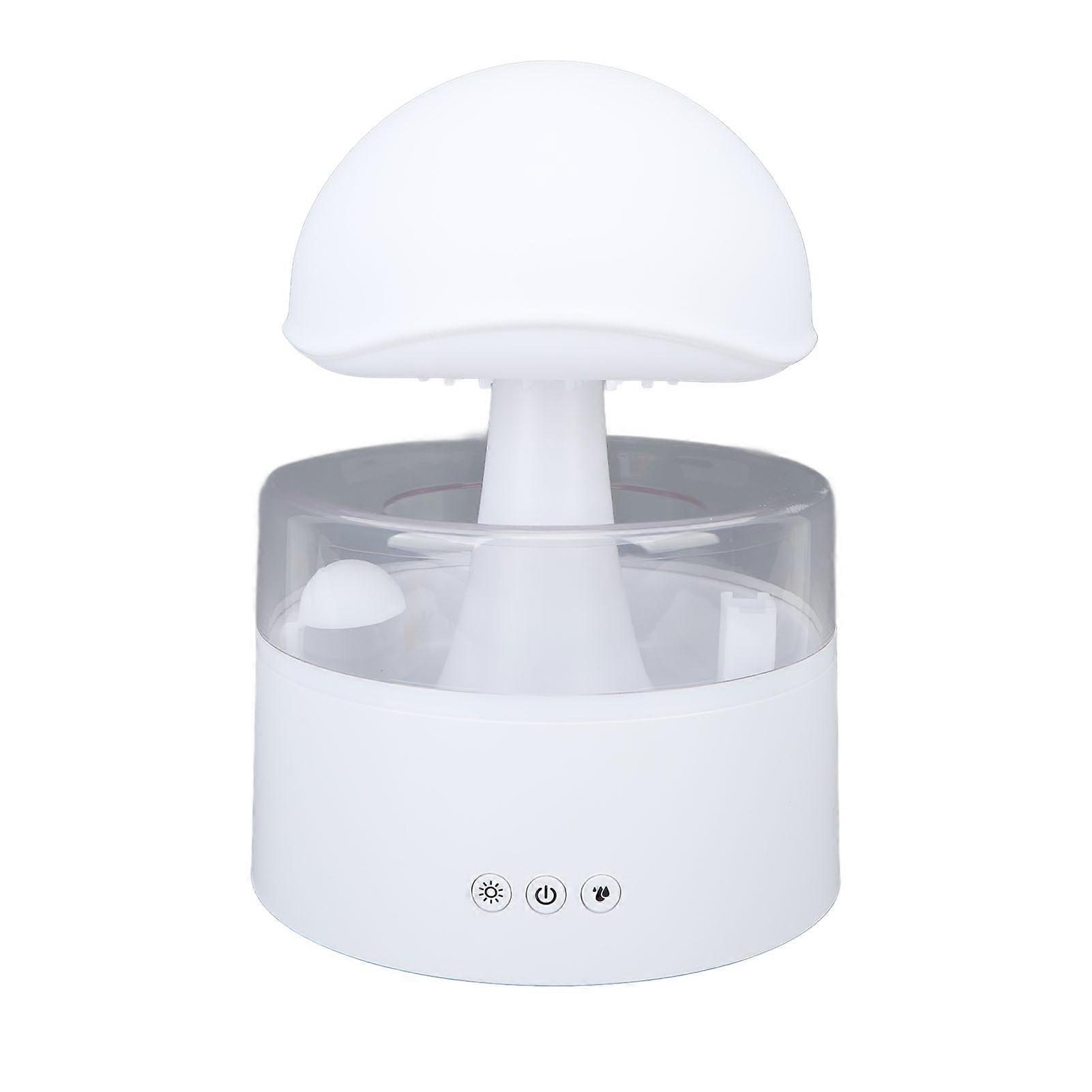 500ml Rain Cloud Humidifier Silent Multifunction Moisturizing Water Drip Diffuser with 7 Color Light
