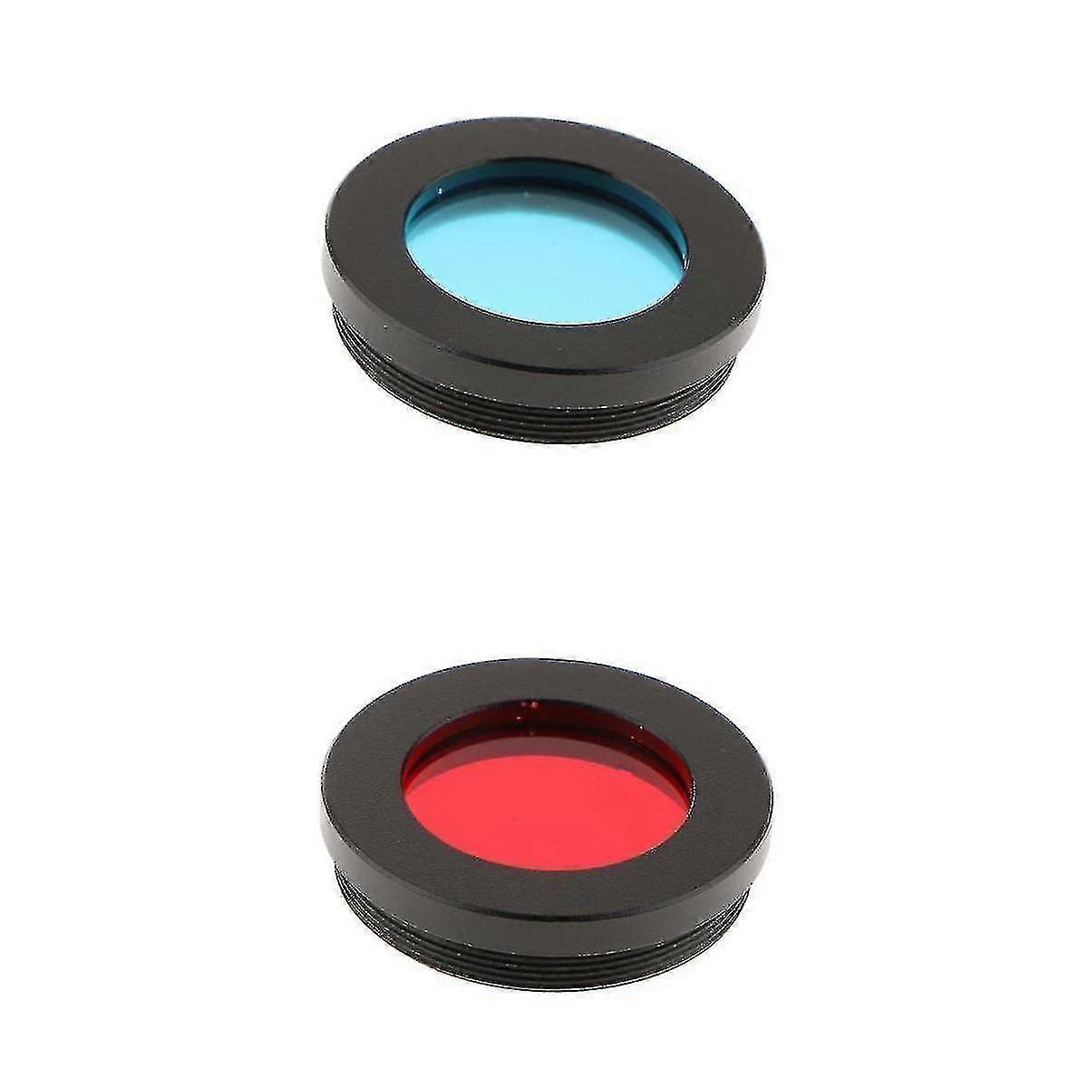 2pcs 1.25" Color Filter Kit Set For Astronomy Telescope Eyepieces Lens Lunar Xxf