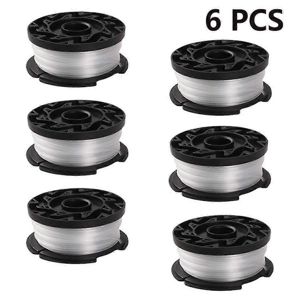 3/4/6 Piece Replaceable Compatible With Black+decker Af-100 Trimmer Spool -6 Pack