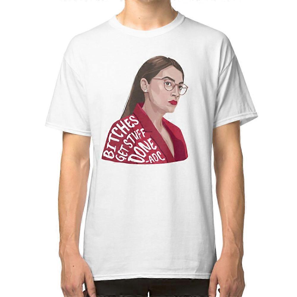 Bitches Get Stuff Done AOC T-shirt