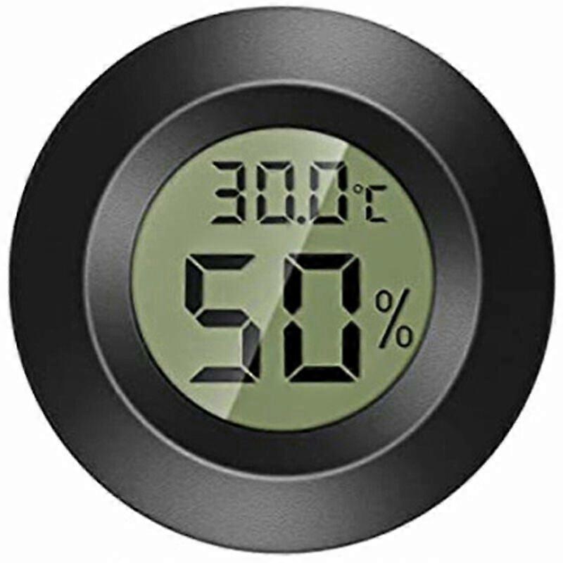 Circular Electronic Temperature And Humidity Meter Reptile