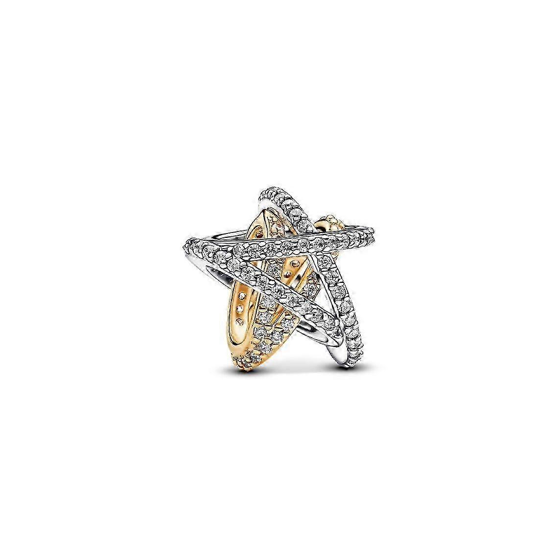 Glitrende Entrelacing Canvas Charm