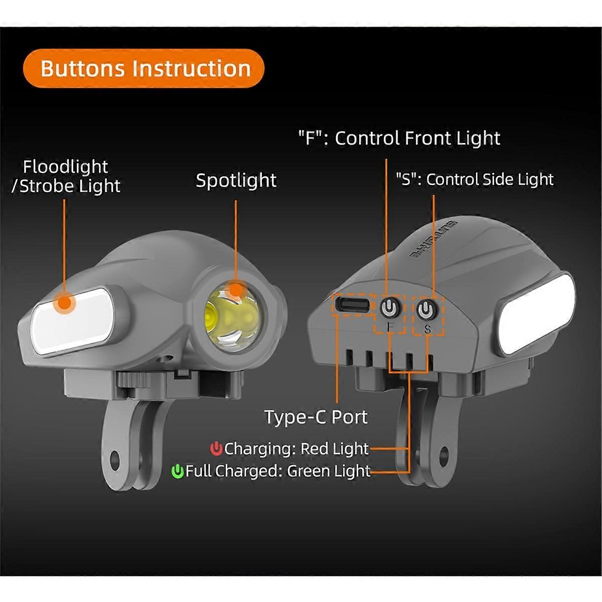 Searchlight Mount Kit for Avata2 Mount Expansion Accessories Searchlight for GO3 Sports Camera Mounts