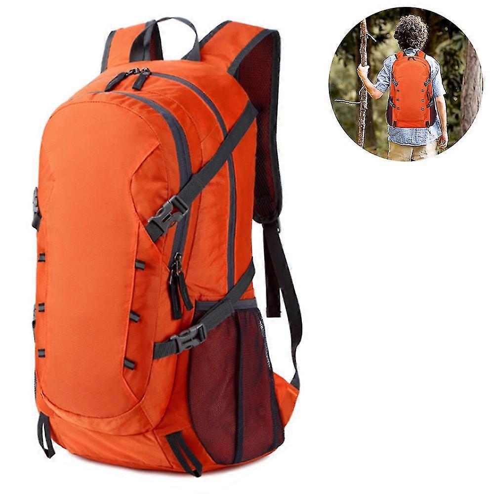 1 pcs 40l ελαφρύ συσκευασμένο σακίδιο για πεζοπορία που ταξιδεύει το νερό στρατοπέδευσης ανθεκτικό πτυσσόμενο υπαίθριο πακέτο ταξιδιού