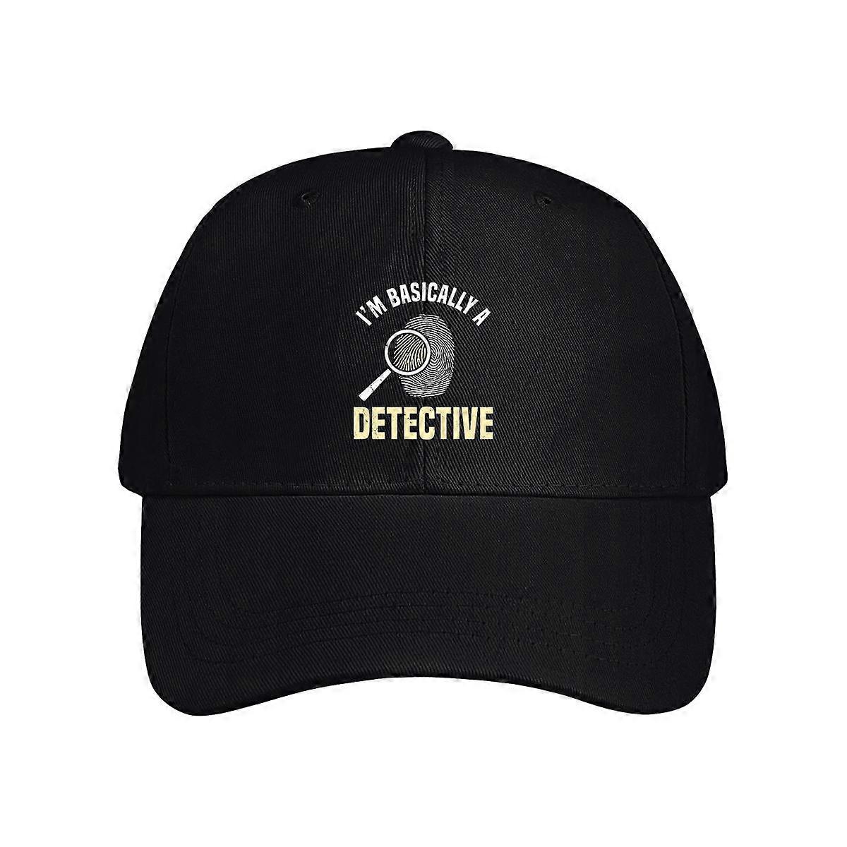 Eu sou basicamente um boné de beisebol de detetive