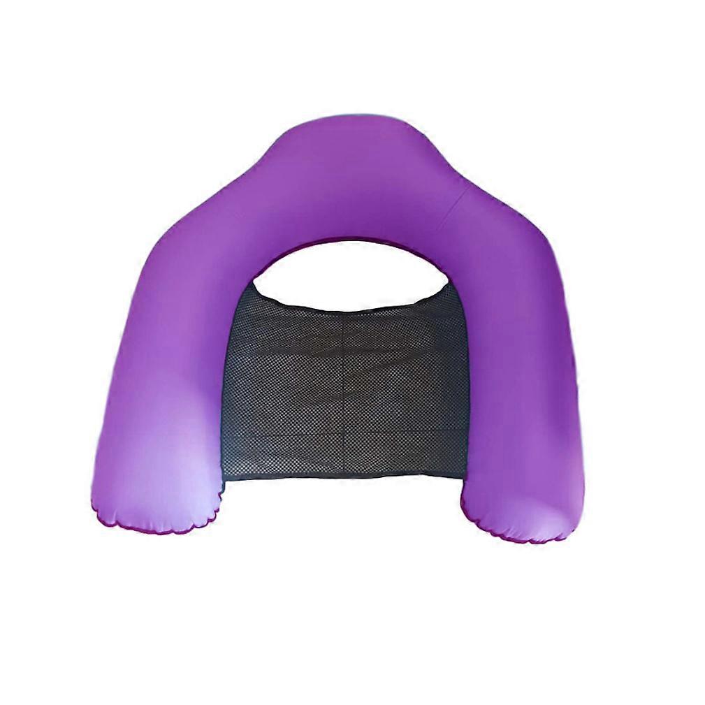 Purple Pool Float Inflatable Swim Float Lounge Raft