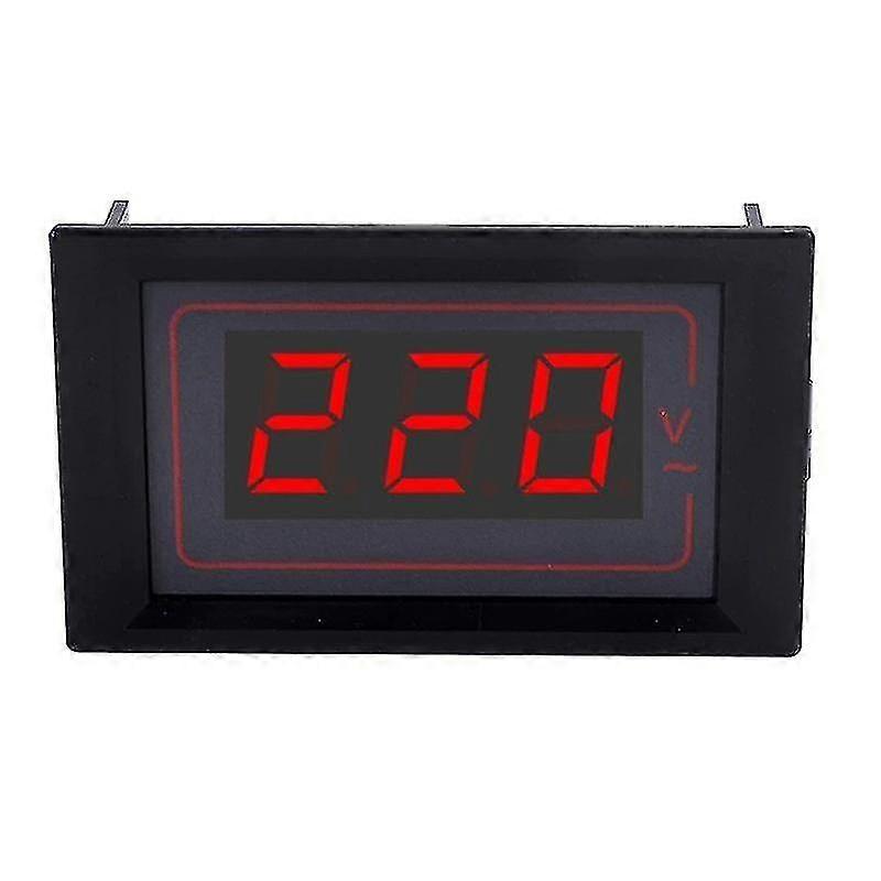 Digital Led Display Voltmeter Ac 50-500v Voltage Meter Gauge Tester Ac0-600v