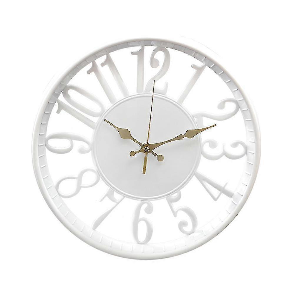1pc Hollow Round Concise Wall Clock