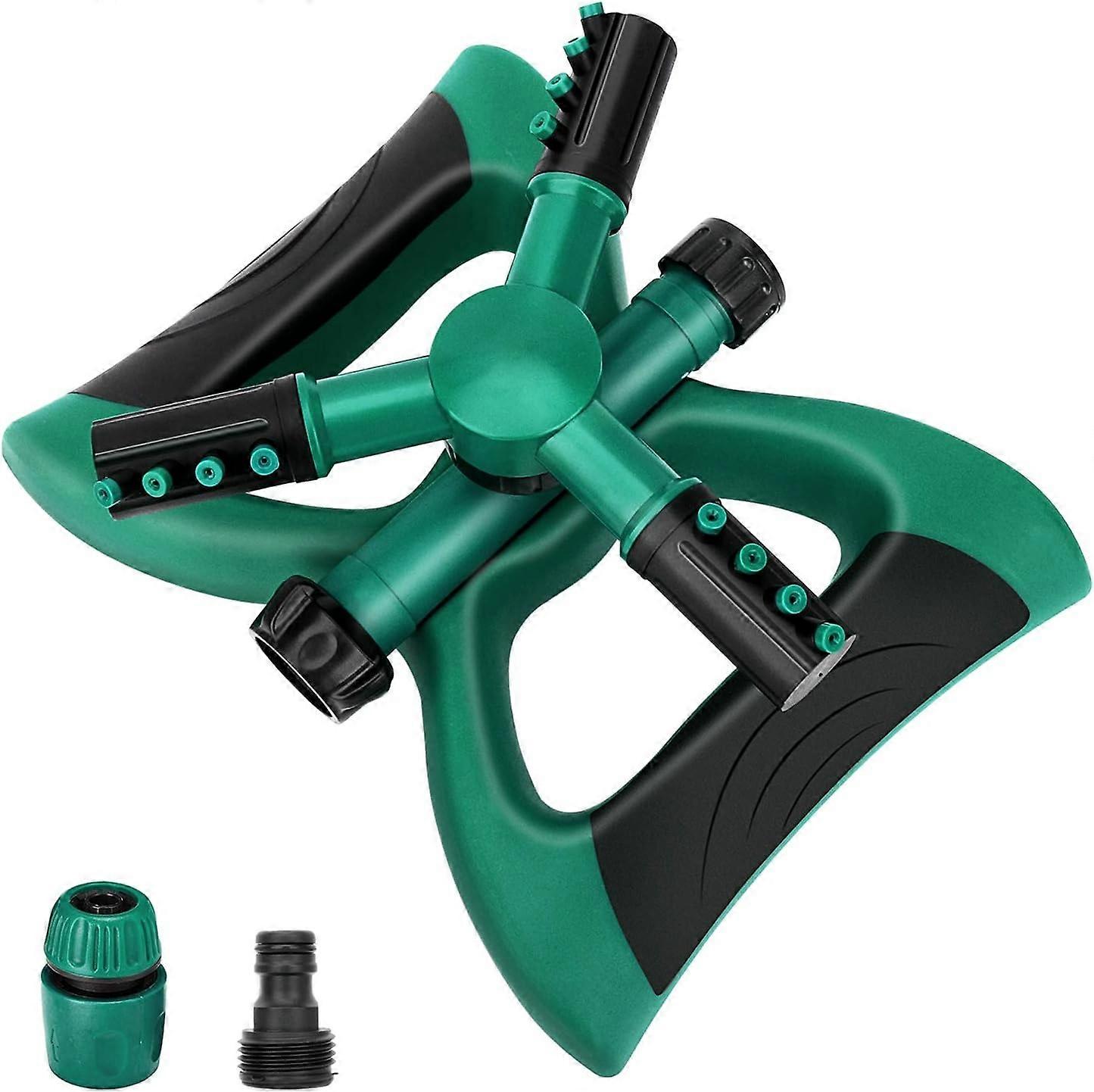 Garden Sprinkler , Automatic 360 Rotating Lawn Sprinkler, Large Area Coverage Water Sprinklers