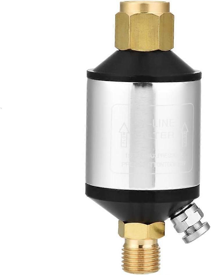 1/4" NPT Inlet and Outlet Air Compressor Filter Water Separator Air Compressor Dryer with Drain Valv