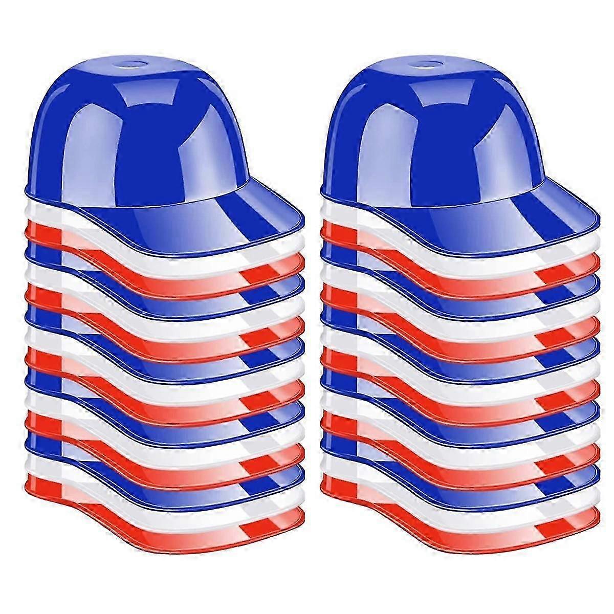 Baseballhelm-Eiscreme-Snackschale, Mini-Baseballkappenschale, Kinderhelm-Chipschale, Eisbecherhelm, 30 Stück