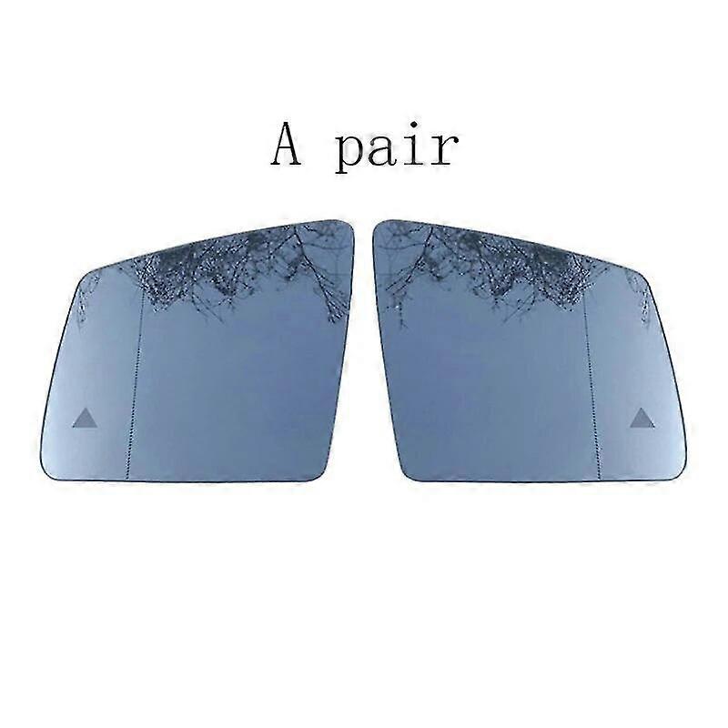 For Mercedes-benz Gl Ml Gle Class W164 W166 2010-2018 Wide Angle Replacement Heated Blind Spot Warning Wing Rear Mirror Glass