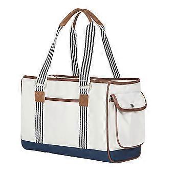 Portable Dog Cat Carrier Bag Waterproof Lining Pet Travel Shoulder Bag Comfort Breathable Handbag