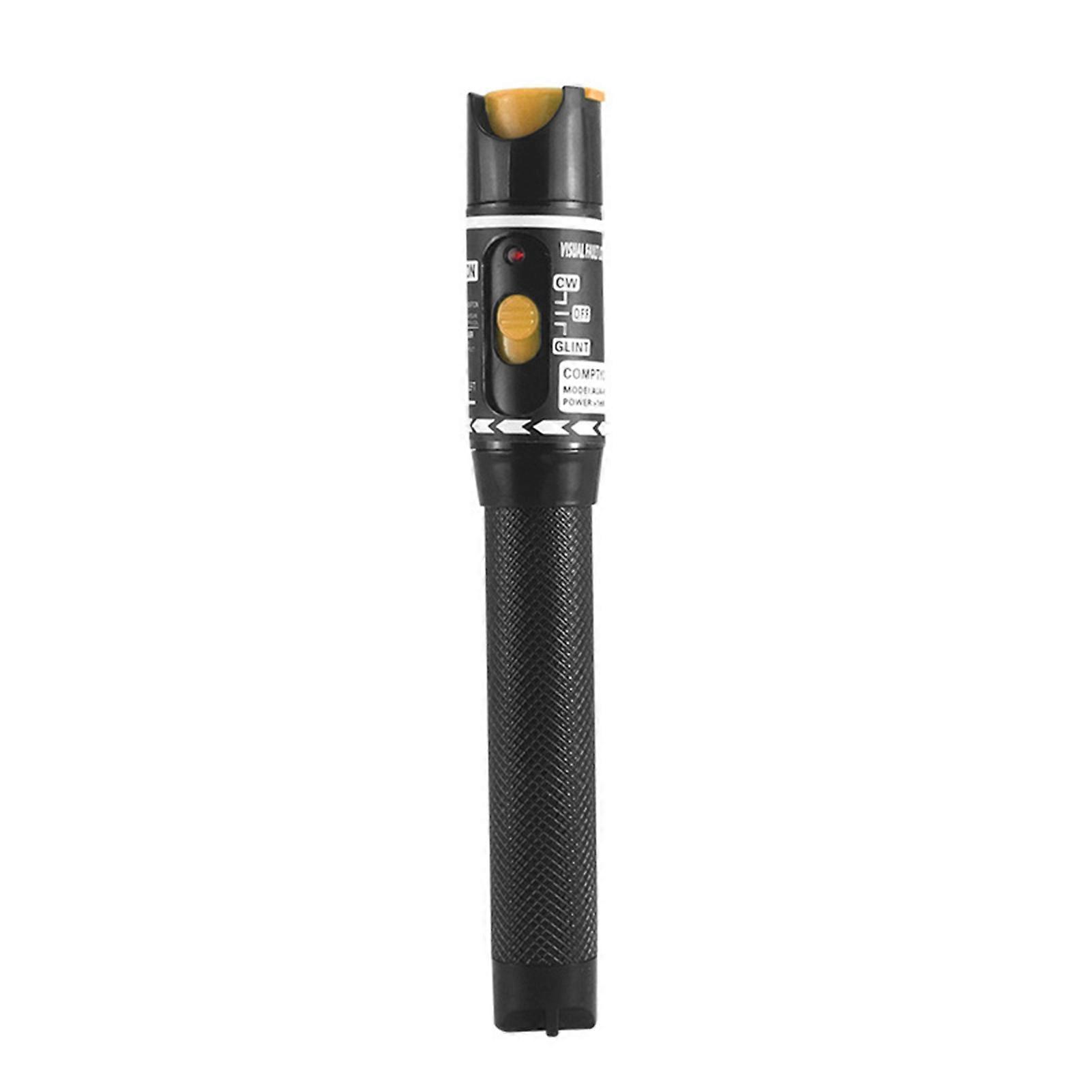 1/10/20/30mW Useful Hand-held Fiber Optic Cable Tester Strong Light Source Dust-proof Non-slip Visual Fault Locator for SM/MM Optical Fiber