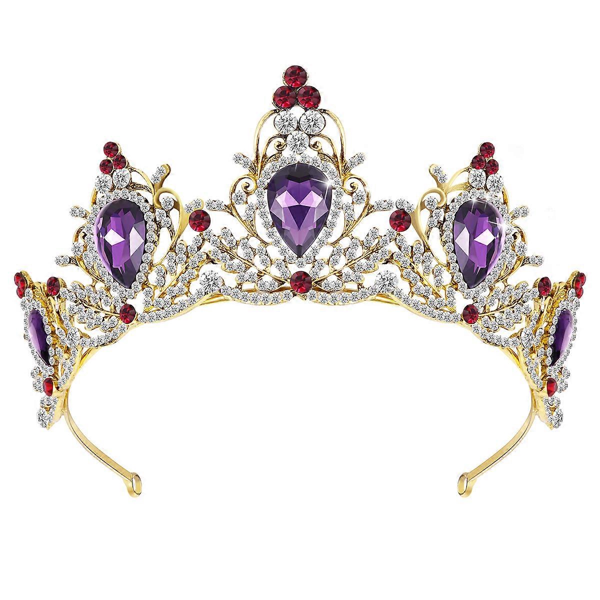 Strass Kopfbedeckung Barock Krone Retro Krone Strass Krone Klassische Krone
