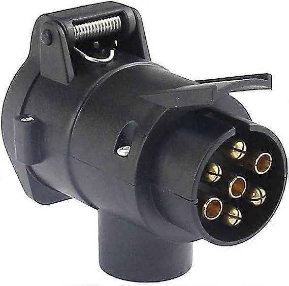 Adaptor Trailer 7 to 13 Pin 7-13 Pin Car Trailer Socket Adapter, 7 Pin to 13 Pin Adapter, Converter Caravan Towing Connector 12 V