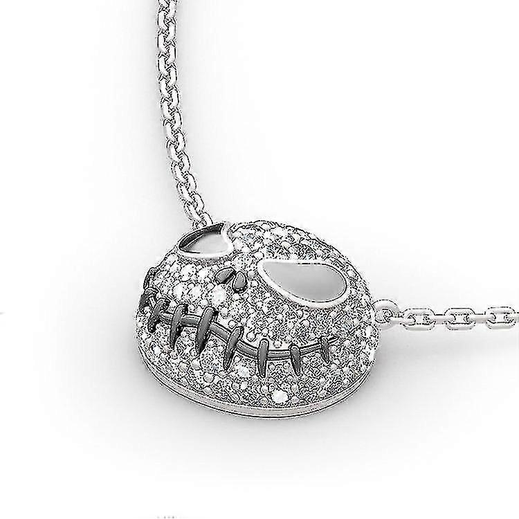 Skull Earrings Necklace Set