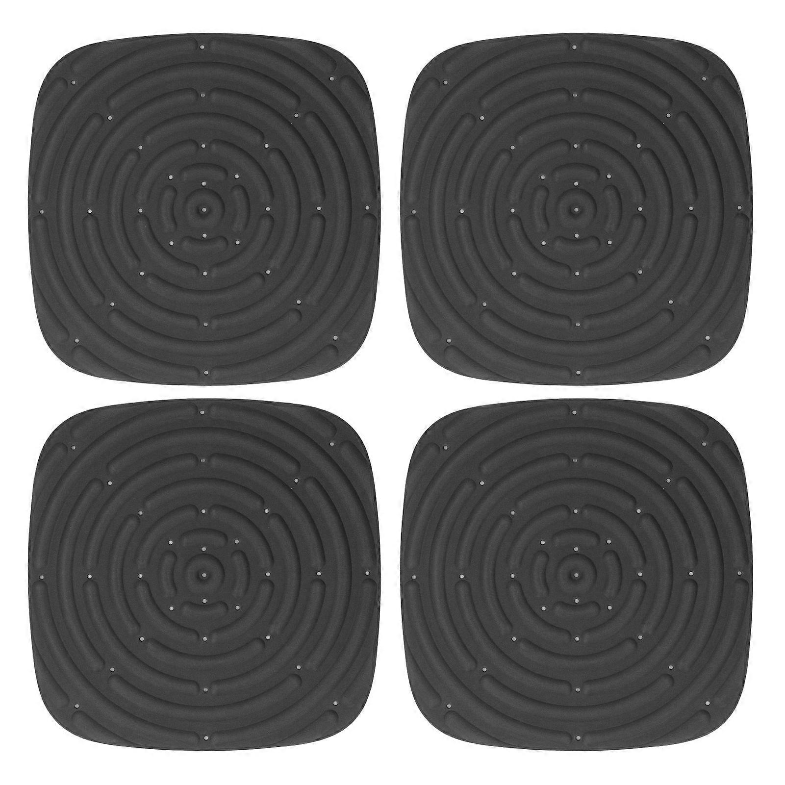 4pcs Chicken Nest Mat Washable Chicken Nesting Pads Nesting Box Pads for Laying Eggs Black